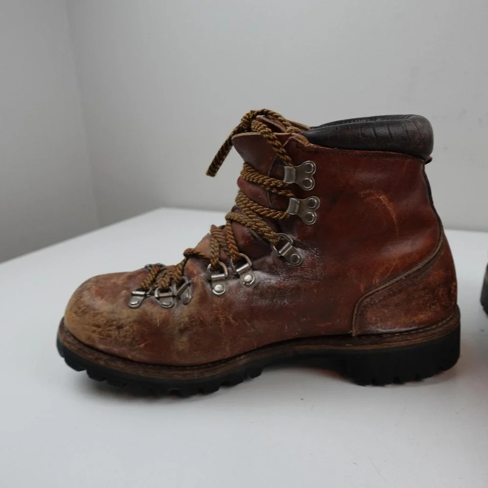 Vintage Red Wing Irish Setter Boots Mens Size 10 D Brown Mountaineering USA
